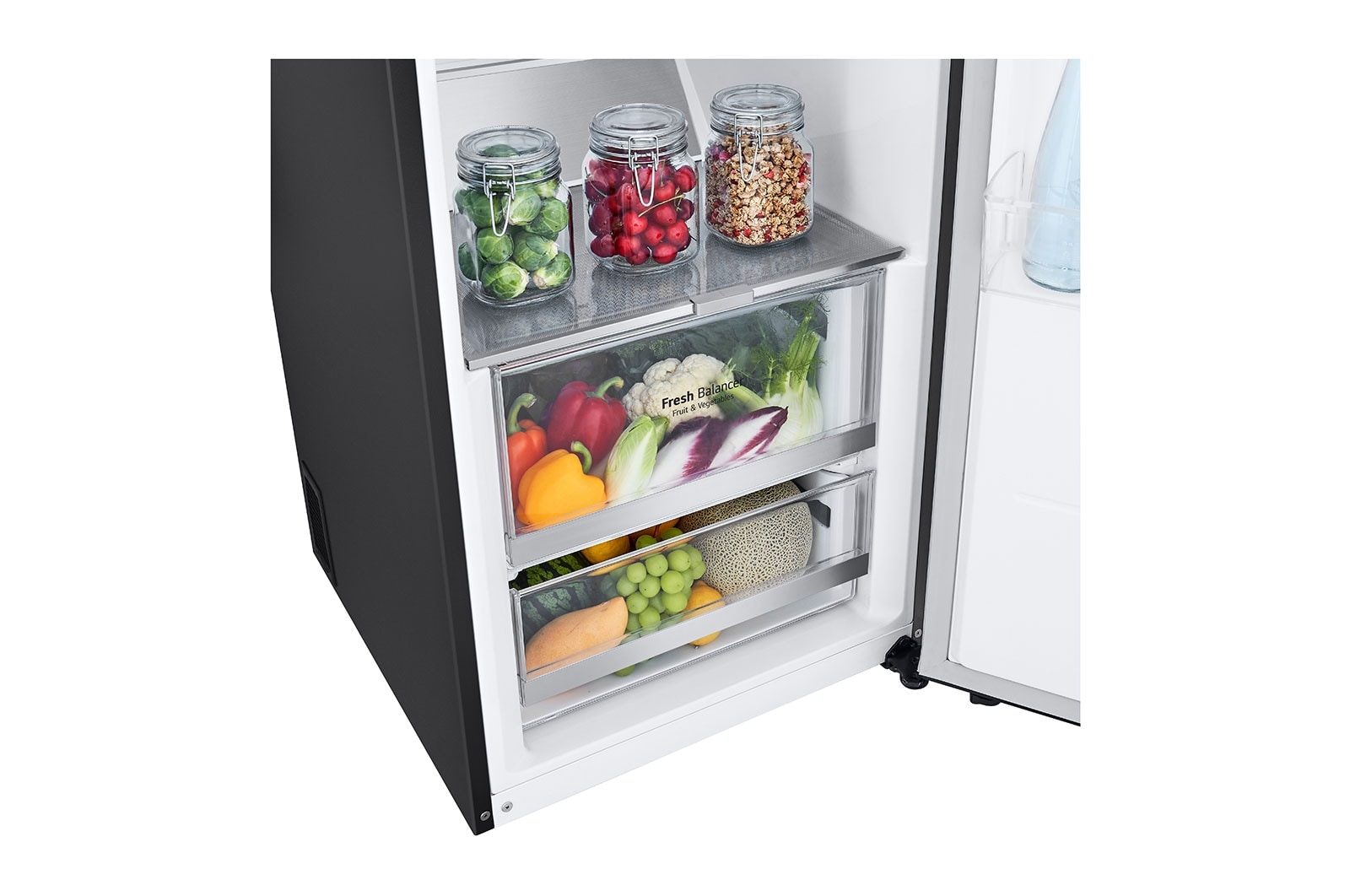 LG Frigorífico de 1 porta | 386 L | Etiqueta energética D | DoorCooLing+? | FRESHBaLancer?, GLM71MCCSF