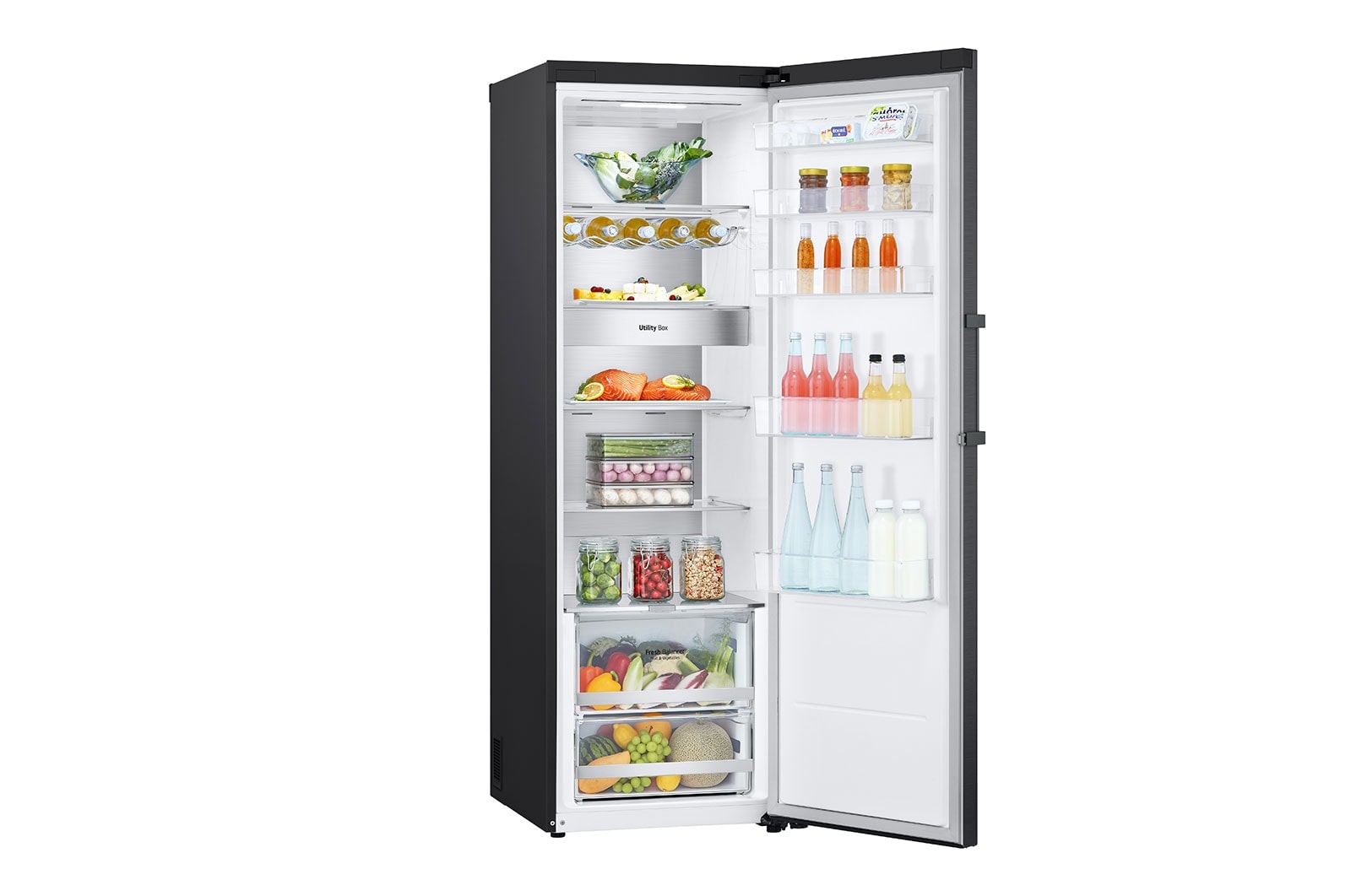 LG Frigorífico de 1 porta | 386 L | Etiqueta energética D | DoorCooLing+? | FRESHBaLancer?, GLM71MCCSF