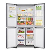 LG Frigorífico Americano de 4 portas | 506 L | Etiqueta energética E | UVnano? | DoorCooLing+?, GML844PZKZ