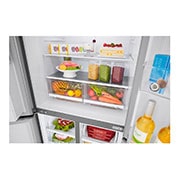 LG Frigorífico Americano de 4 portas | 506 L | Etiqueta energética E | UVnano? | DoorCooLing+?, GML844PZKZ