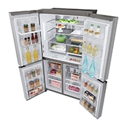 LG Frigorífico Americano de 4 portas | 641 L | Etiqueta energética E | UVnano? | Pure N Fresh? | DoorCooLing?, GML945NS9E