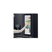 LG Frigorífico Americano de 4 portas | 508 L | Etiqueta energética F | InstaView? | Door-in-Door? | DoorCooLing+?, GMX844MCKV