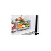 LG Frigorífico Americano de 4 portas | 508 L | Etiqueta energética F | InstaView? | Door-in-Door? | DoorCooLing+?, GMX844MCKV