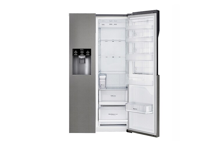 LG Frigorífico Americano LG GSJ361DIDV, 606 litros, eficiência energética F, Door in Door?, dispensador sem canaliza??o, Dark Graphite, GSJ361DIDV