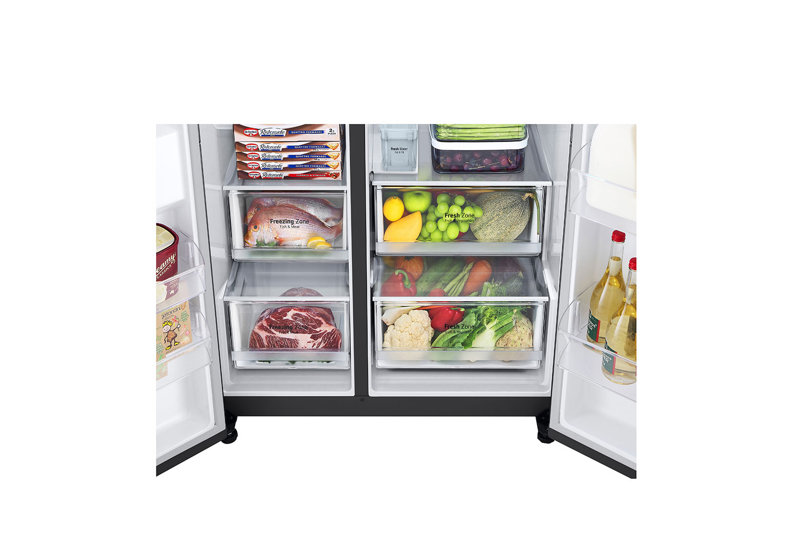 LG Frigorífico Americano | 635 L | Etiqueta energética E | DoorCooLing+? | Dispensador sem canaLiza??o, GSLV71MCTD