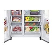 LG Frigorífico Americano | 635 L | Etiqueta energética D | DoorCooLing+? | Dispensador sem canaLiza??o, GSLV71PZTD