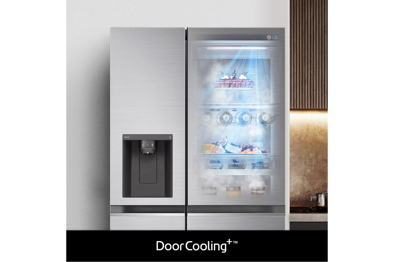 LG Frigorífico Americano | 635 L | Etiqueta energética D | DoorCooLing+? | Dispensador sem canaLiza??o, GSLV71PZTD