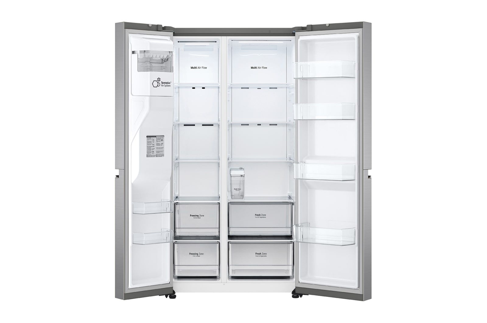 LG Frigorífico Americano | 635 L | Etiqueta energética D | DoorCooLing+? | Dispensador sem canaLiza??o, GSLV71PZTD