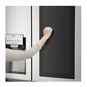 LG Frigorífico Americano LG GSX961NSVZ, 625 litros, eficiência energética F, InstaView?, Door in Door?, Pure N Fresh?, Door Cooling+?, dispensador sem canaliza??o, Noble Steel, GSX961NSVZ