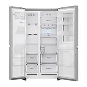 LG Frigorífico Americano LG GSX961NSVZ, 625 litros, eficiência energética F, InstaView?, Door in Door?, Pure N Fresh?, Door Cooling+?, dispensador sem canaliza??o, Noble Steel, GSX961NSVZ