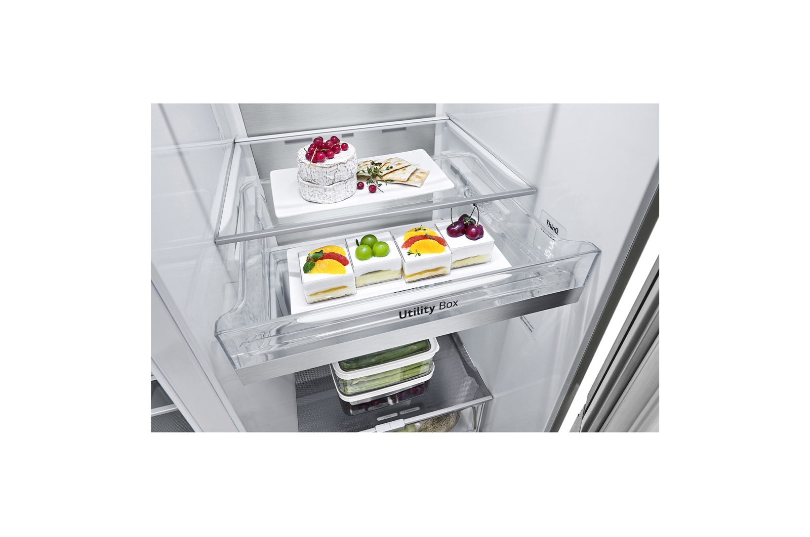 LG Frigorífico Americano | 635 L | Etiqueta energética E | InstaView? | Door-in-Door? | DoorCooLing+? | Craft Ice? | UVnano?, GSXV90BSDE