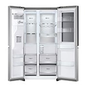 LG Frigorífico Americano | 635 L | Etiqueta energética E | InstaView? | Door-in-Door? | DoorCooLing+? | Dispensador sem canaLiza??o | UVnano?, GSXV91MBAE