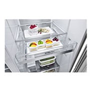 LG Frigorífico Americano | 635 L | Etiqueta energética E | InstaView? | Door-in-Door? | DoorCooLing+? | Dispensador sem canaLiza??o | UVnano?, GSXV91MBAE