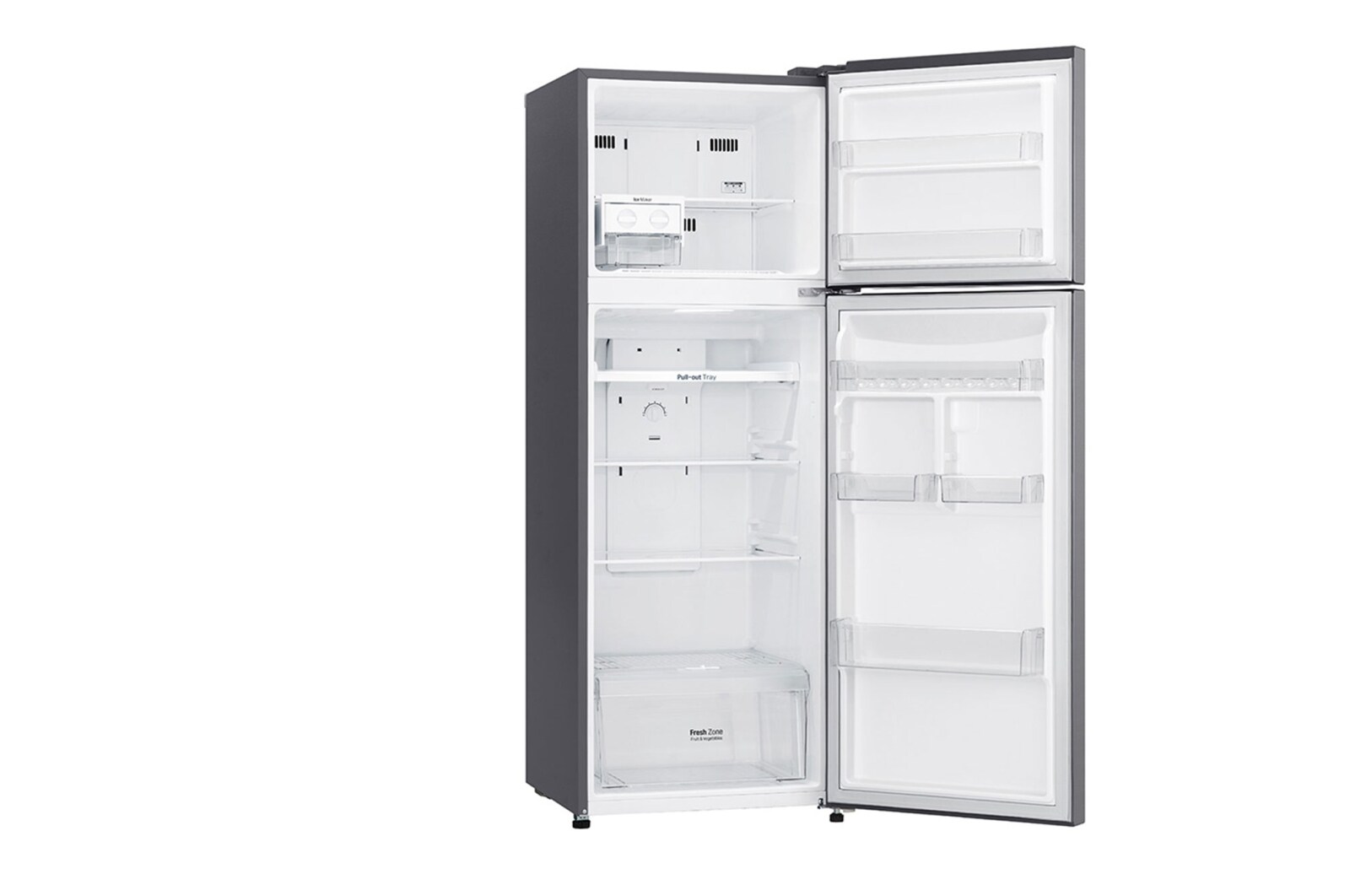 LG Frigorífico de 2 portas LG GTB523PZCZD, 312 litros, eficiência energética F, Door Cooling+?, Shiny Steel, GTB523PZCZD