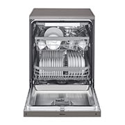 LG Máquina de lavar loi?a LG DF325FP, QuadWash?, 3 cestos reguláveis, eficiência energética E, inox, DF325FP