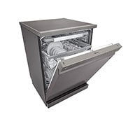 LG Máquina de lavar loi?a LG DF325FP, QuadWash?, 3 cestos reguláveis, eficiência energética E, inox, DF325FP