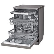 LG Máquina de lavar loi?a LG DF325FP, QuadWash?, 3 cestos reguláveis, eficiência energética E, inox, DF325FP