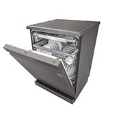 LG Máquina de lavar loi?a LG DF325FP, QuadWash?, 3 cestos reguláveis, eficiência energética E, inox, DF325FP