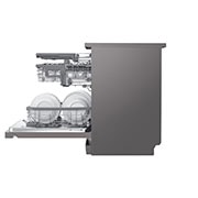 LG Máquina de lavar loi?a LG DF325FP, QuadWash?, 3 cestos reguláveis, eficiência energética E, inox, DF325FP