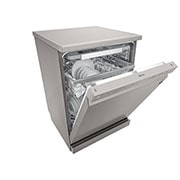 LG Máquina de lavar loi?a LG DF325FPS, QuadWash?, 3 cestos reguláveis, eficiência energética E, TrueSteam?, inox, DF325FPS