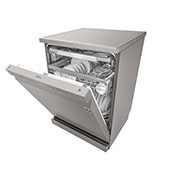 LG Máquina de lavar loi?a LG DF325FPS, QuadWash?, 3 cestos reguláveis, eficiência energética E, TrueSteam?, inox, DF325FPS