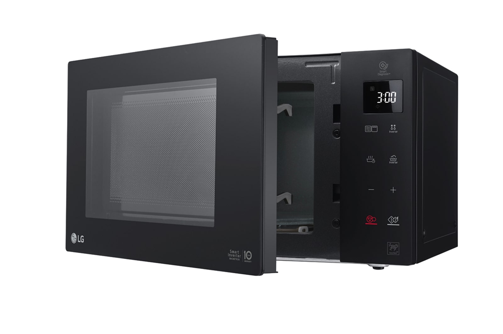 LG Micro-ondas com grill LG NeoChef? MH6336GIB, 23 litros, 1000 W, Smart Inverter, EasyClean?, preto, MH6336GIB