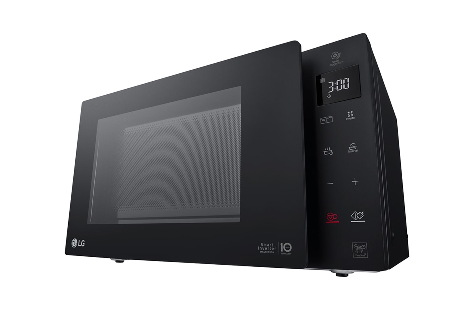 LG Micro-ondas com grill LG NeoChef? MH6336GIB, 23 litros, 1000 W, Smart Inverter, EasyClean?, preto, MH6336GIB