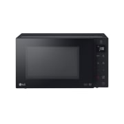 Vista frontal de Micro-ondas com grill LG NeoChef? MH6336GIB, 23 litros, 1000 W, Smart Inverter, EasyClean?, preto MH6336GIB
