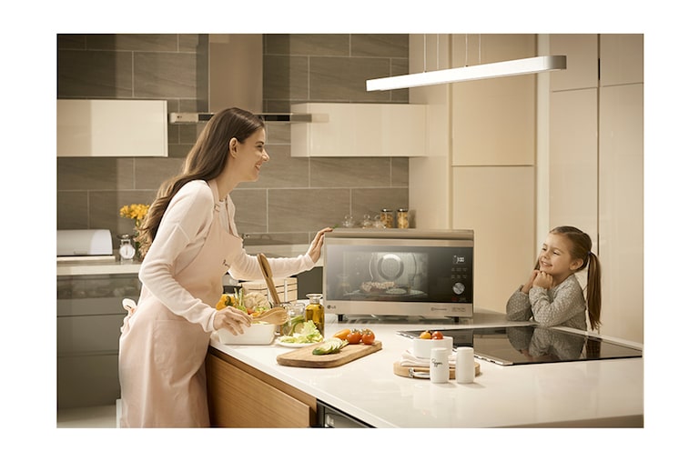 LG Micro-ondas de convec??o LG NeoChef? MJ3965ACS, 39 litros, 1100 W, Smart Inverter, EasyClean?, inox, MJ3965ACS