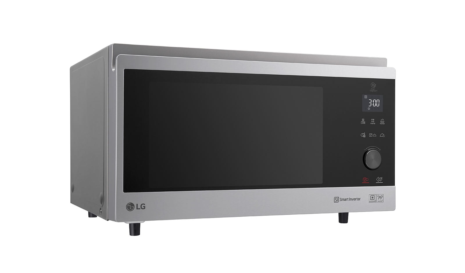 LG Micro-ondas de convec??o LG NeoChef? MJ3965ACS, 39 litros, 1100 W, Smart Inverter, EasyClean?, inox, MJ3965ACS