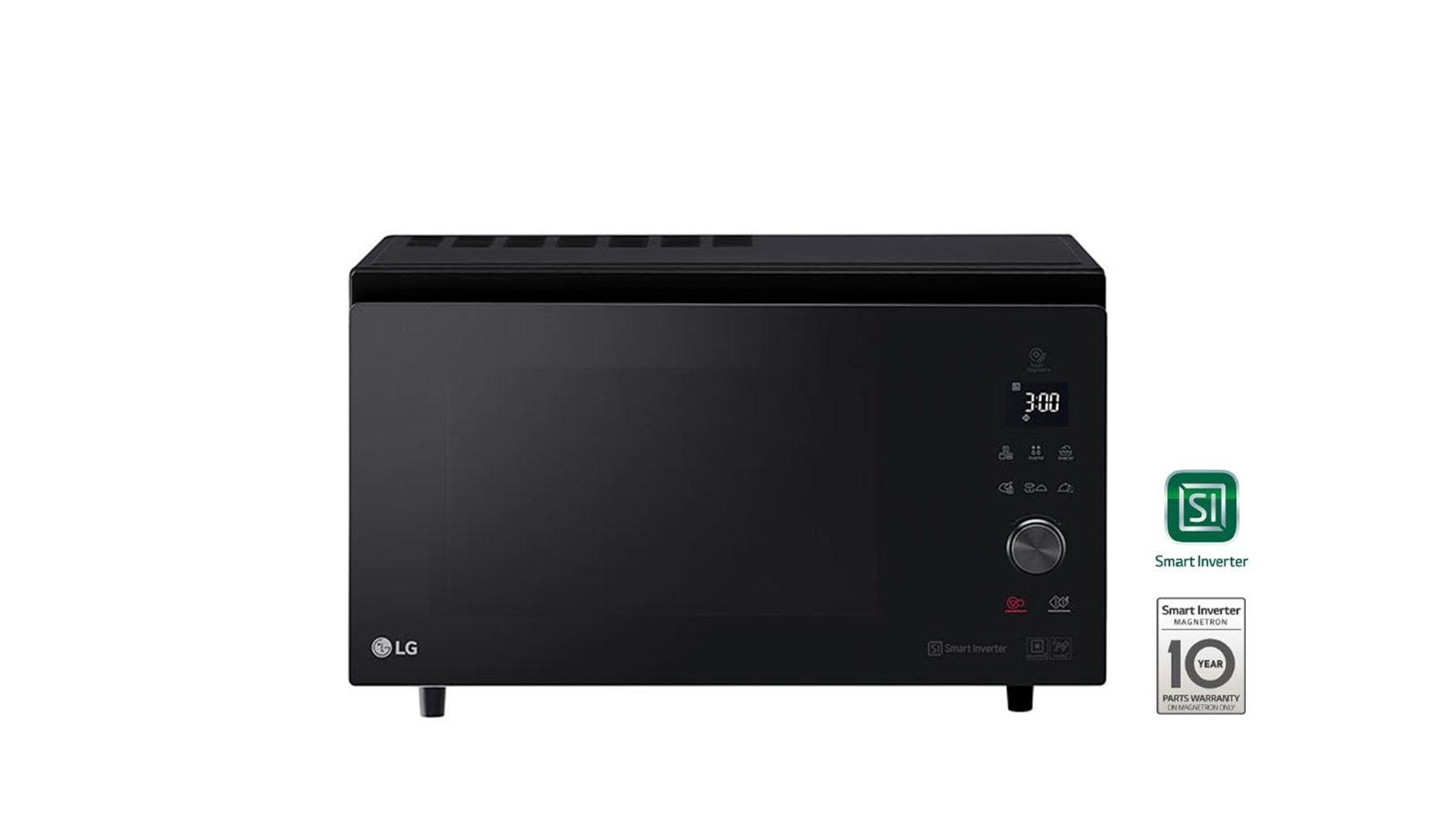 Vista frontal de Micro-ondas de convec??o | 39 L | 1100 W | Smart Inverter | EasyCLean? MJ3965BPS