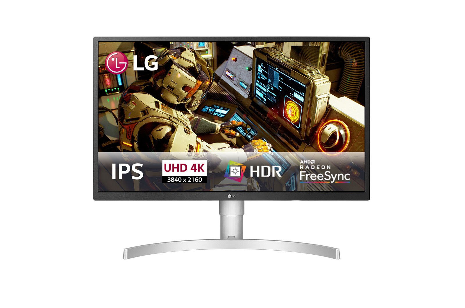 LG Monitor UHD 4K HDR de 27" com RADEON Freesync? e sRGB 98%, 27UL550-W