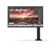 LG Monitor IPS Ergo UHD 4K de 27" com USB Type-C?, 27UN880-B