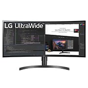 LG Monitor IPS 34'' UltraWide Curvo QHD, 34WN80C-B