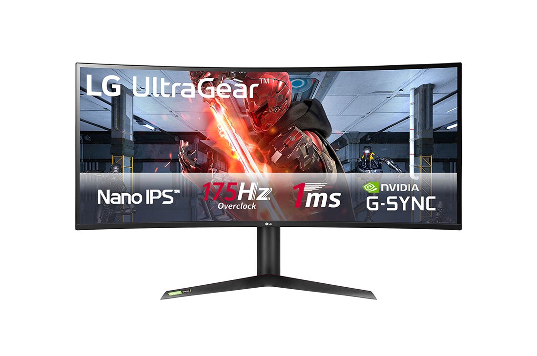 LG Monitor Gaming UltraGear? curvo de 37,5" com Refresh Rate de 1ms, 38GL950G-B