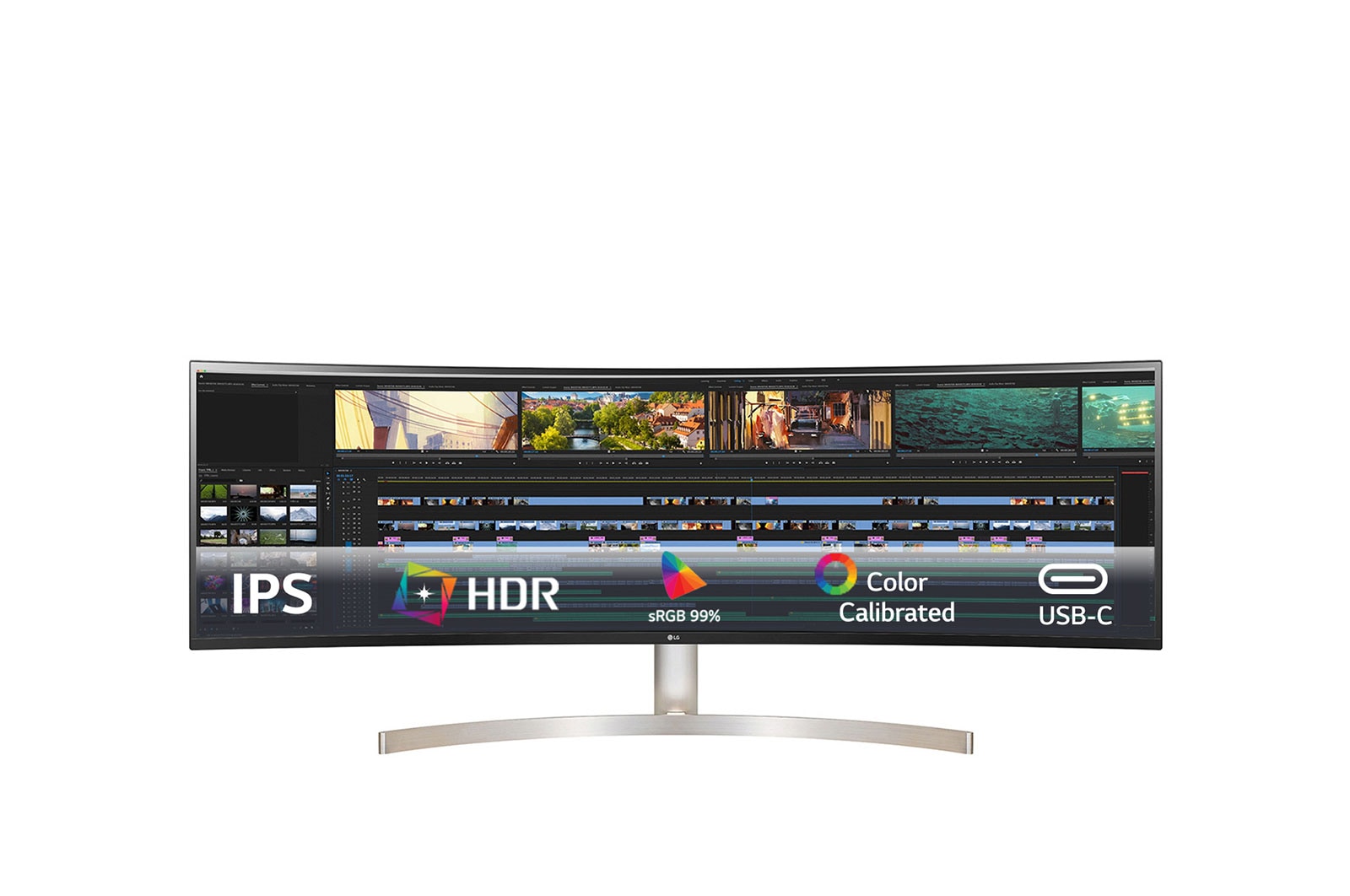LG Monitor QHD UltraWide Dual com HDR 10 e 2 Colunas, 49WL95C-W
