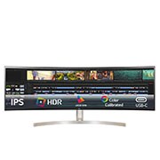LG Monitor QHD UltraWide Dual com HDR 10 e 2 Colunas, 49WL95C-W