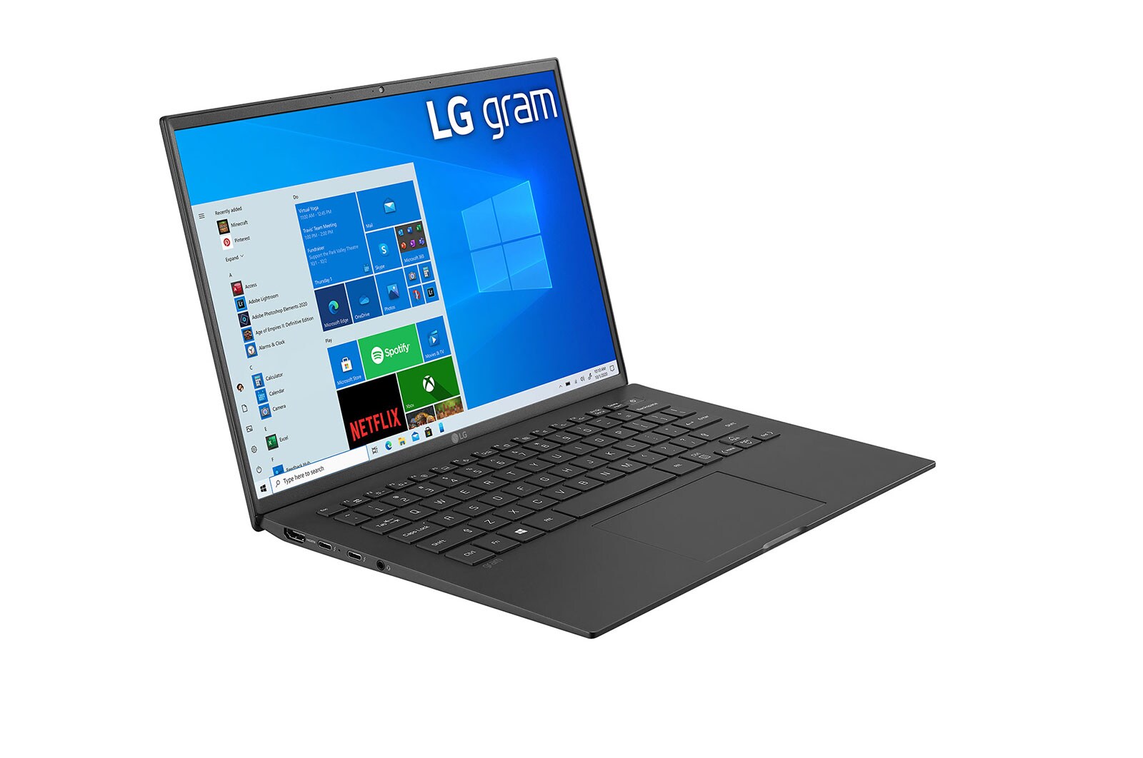 LG Portátil LG gram Ultraleve com ecr? 14'' 16:10 IPS e Plataforma Intel? Evo?, 14Z90P-G.AP56P