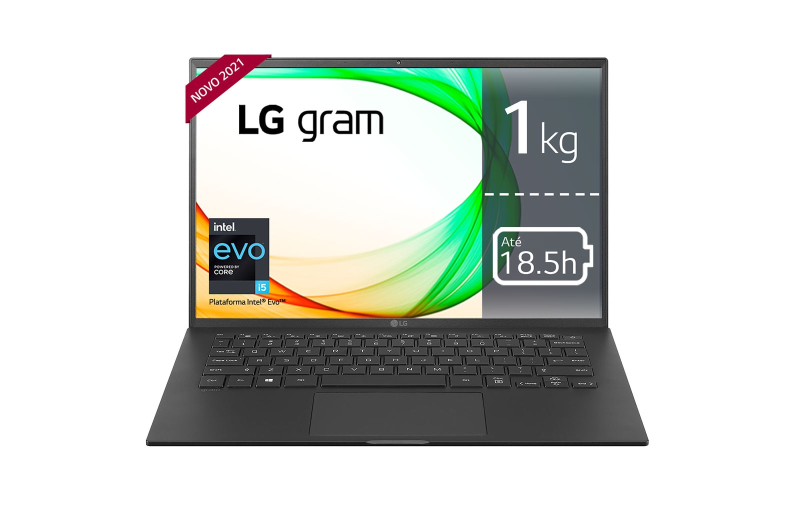 LG Portátil LG gram Ultraleve com ecr? 14'' 16:10 IPS e Plataforma Intel? Evo?, 14Z90P-G.AP56P