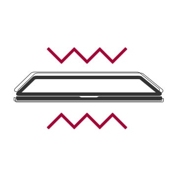 O LG gram passou no padr?o militar MIL-STD-810G de durabilidade e fiabilidade em condi??es ambientais de vibra??o