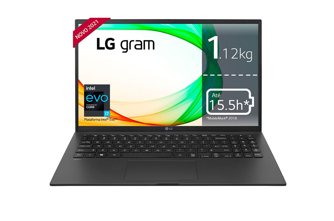 LG Portátil LG gram Ultraleve com ecr? 15" IPS e Plataforma Intel? Evo?, 15Z90P-G.AA73P