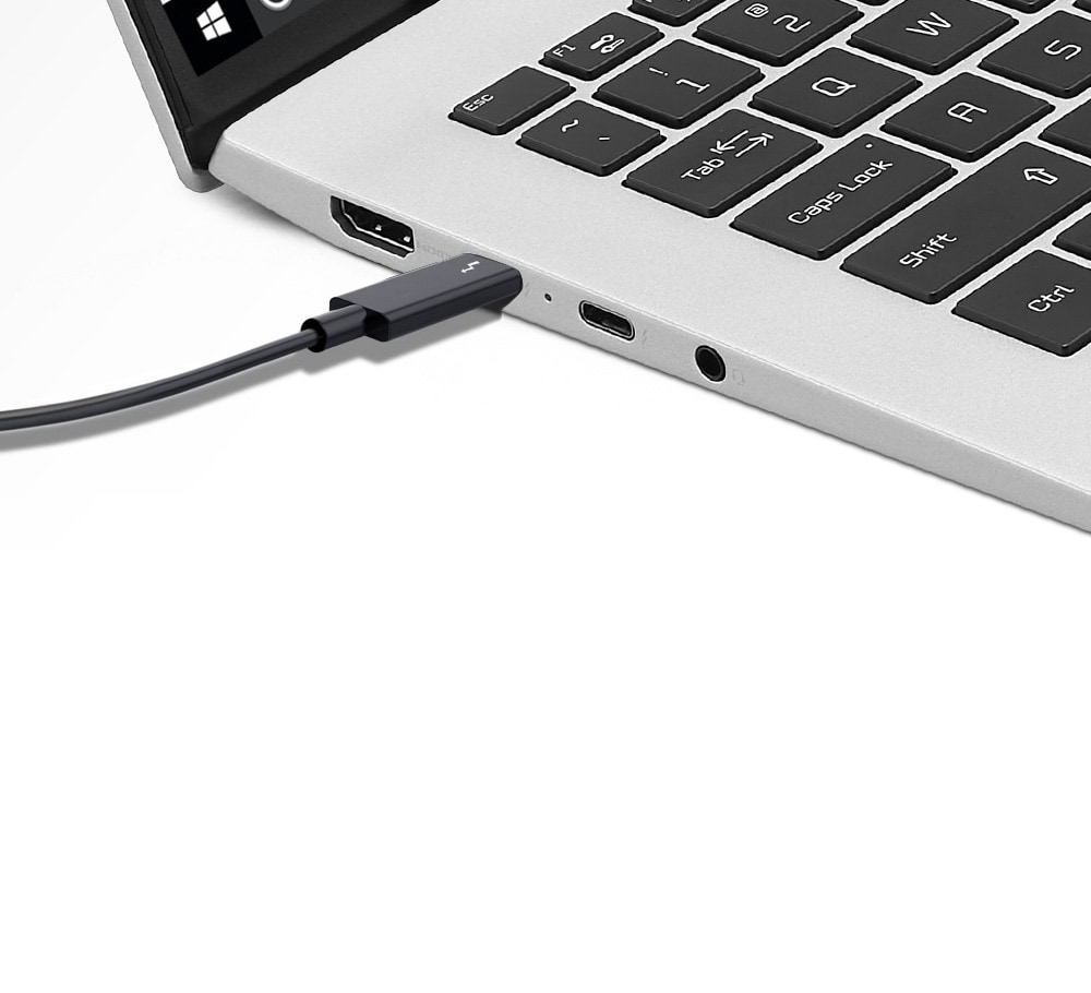 Thunderbolt? 4 a oferecer Transferência, Carga e Exibi??o de uma só vez