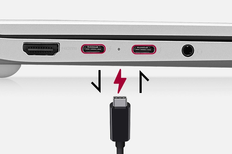 Entrada e Saída para Carregamento com Tecnologia de Fornecimento de Energia USB-C