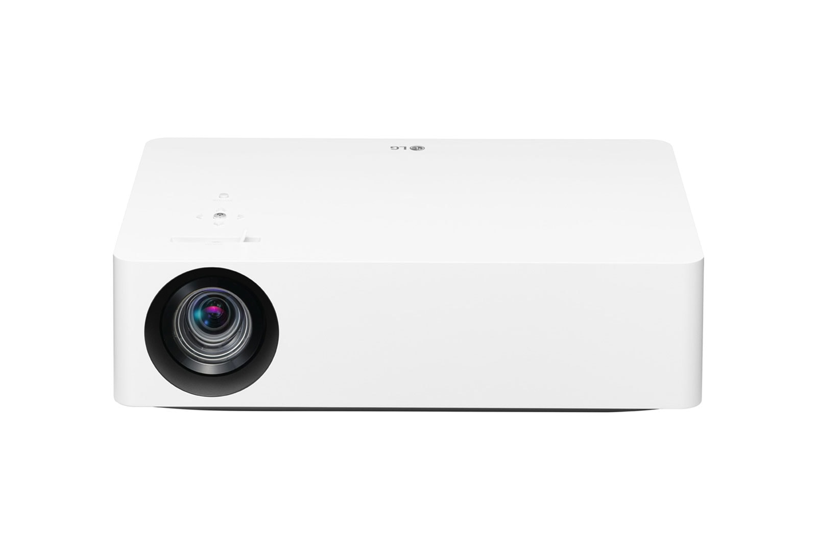Vista frontal de LG CineBeam LED Real 4K UHD HU70LS
