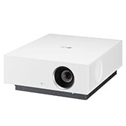 LG Projetor de TV 4K HU810PW - LG CineBeam com SmartTV webOS 5.0 (até 300", fonte laser, 2700 lúmenes, 3840 x 2160 px, branco), HU810PW