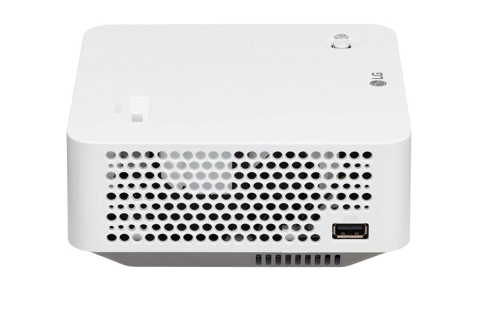 LG Projetor PF510Q - LG CineBeam com Smart TV webOS 22 (até 100'', LED, 450 lúmenes, Full HD, branco), PF510Q