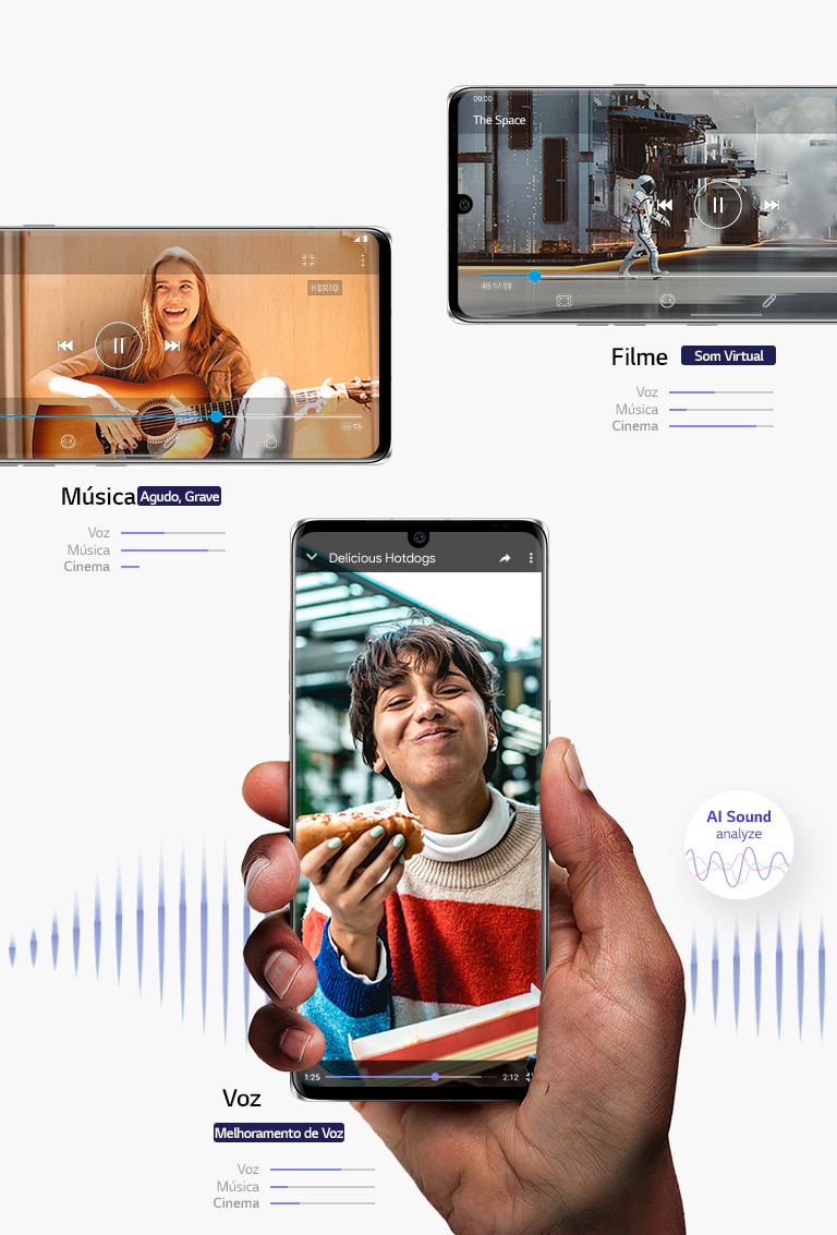 Música do Filme, Filme, Vlog no smartphone