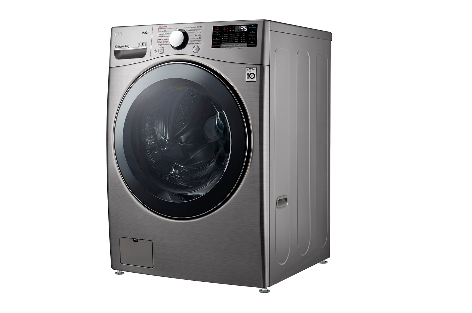LG Máquina de Lavar roupa | 17 kg | Etiqueta energética E | 1100 r.p.m. | Inverter Direct Drive? | Steam? | TurboWash?, F1P1CY2T