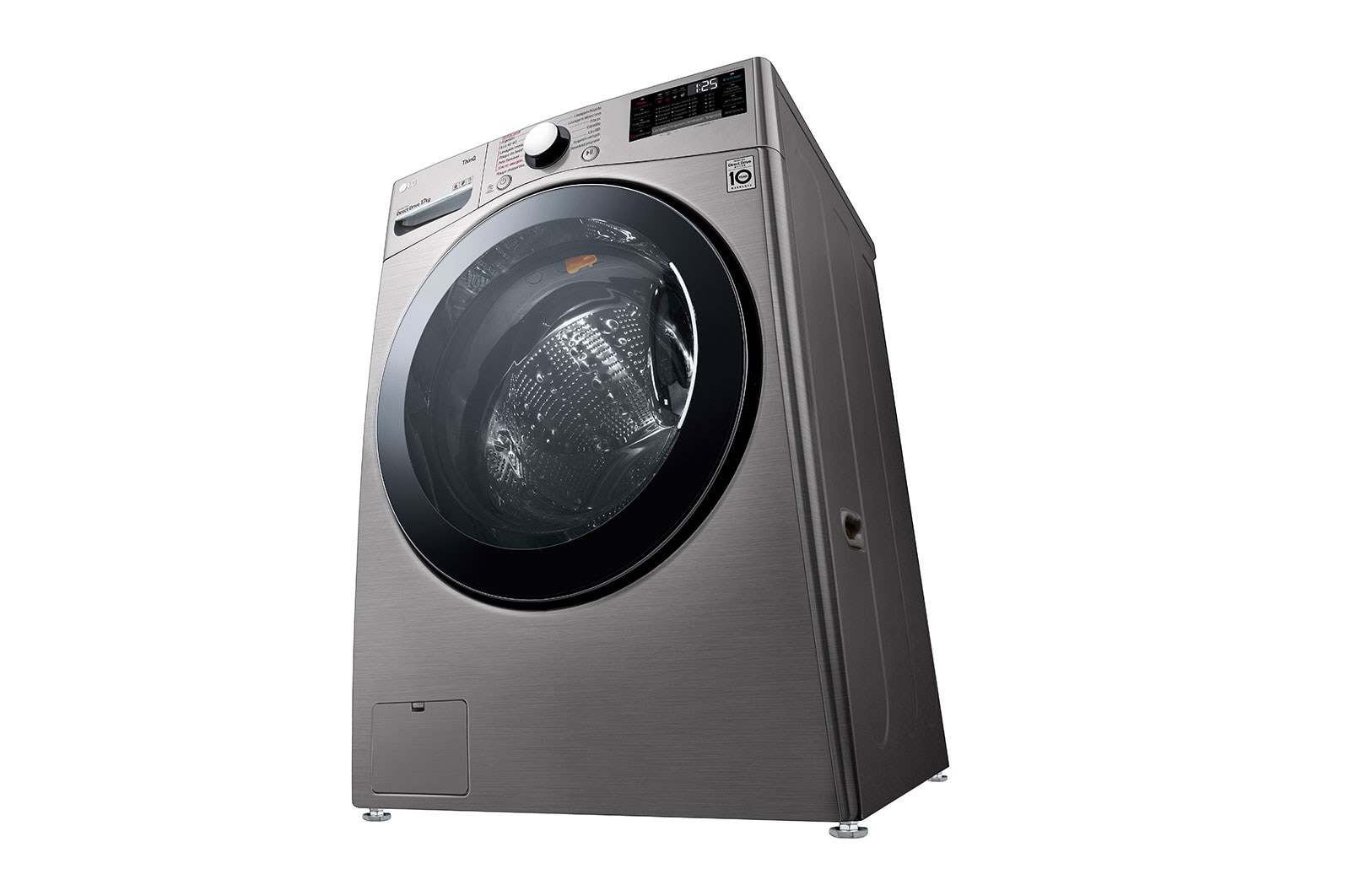 LG Máquina de Lavar roupa | 17 kg | Etiqueta energética E | 1100 r.p.m. | Inverter Direct Drive? | Steam? | TurboWash?, F1P1CY2T