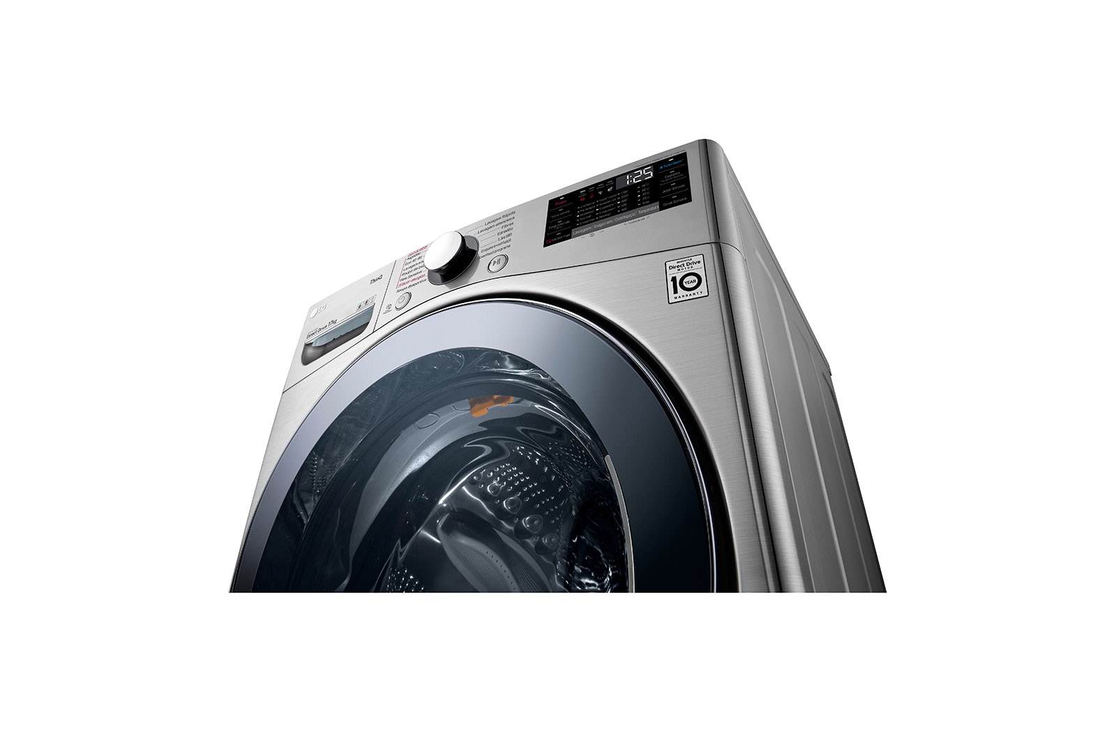 LG Máquina de Lavar roupa | 17 kg | Etiqueta energética E | 1100 r.p.m. | Inverter Direct Drive? | Steam? | TurboWash?, F1P1CY2T